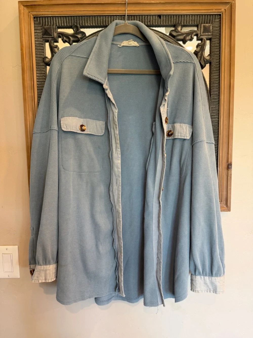 Listicle Light Blue Utility Jacket - Picture 1 of 4
